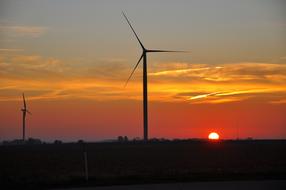 Energy Sunset Electricity