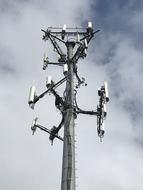 antenna Tower Technology at cloudy Sky