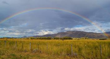 Rainbow Landscape Sky