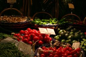 fresh vegetables for sale