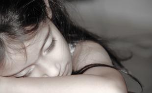 Girl Sleeping Lying