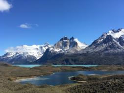 Landscape Torres Del Paine Chile
