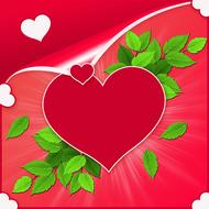 background texture heart love