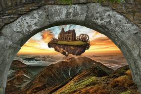 Castle Flying Island