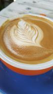 great pattern in a coffee mug
