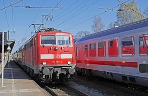 Zugbegegenung Platform