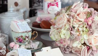 Wedding Bouquet Tea Party Sweet