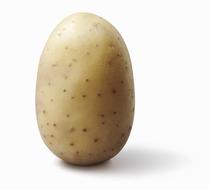 fresh single potatoes