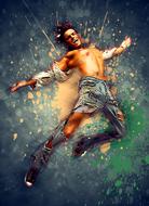 Man Jump clipart