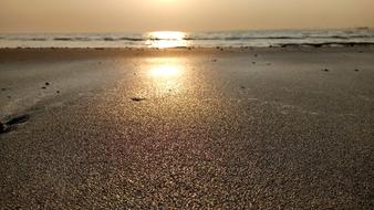 Sunset light at Sand Coast