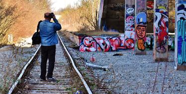 Disused Railway Line track