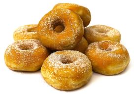 sugar doughnuts are delicious
