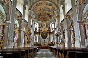 church altar beautiful view