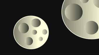 moon space nature full moon