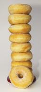 fried delicious doughnuts