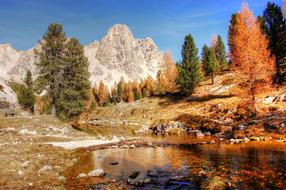 Dolomites Mountains Italy South tyrol view