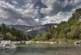 Nature Waters Mountain