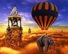 Elephant Sky Fantasy