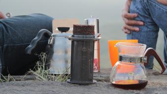 glass coffee kettle