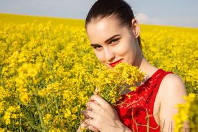 Portrait Field Colza