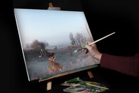 Table Painting Mounting