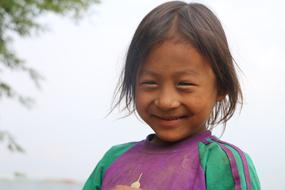 Portrait of smiling Child beautiful face