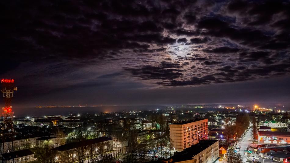 Panoramic Megalopolis Sky