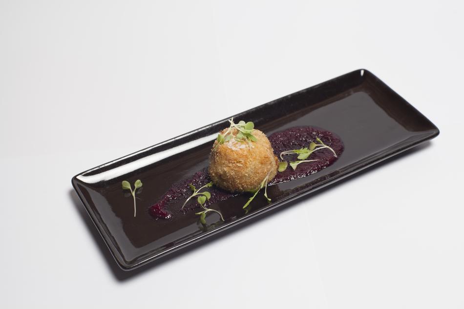 restaurant appetizer on a plate
