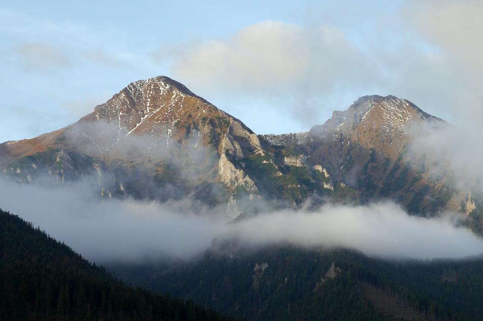 Mountains Clouds The Sky