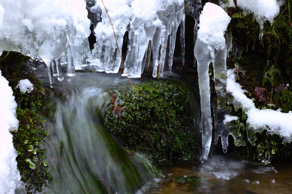 Waterfall Winter Spring