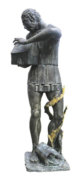 Florian Holy Bronze Statue