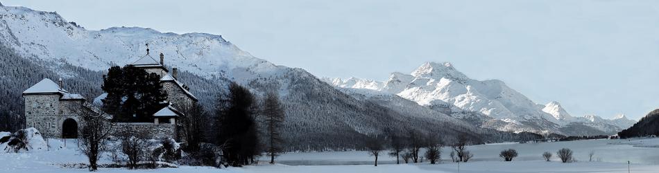 Snow Panorama Panoramic Image