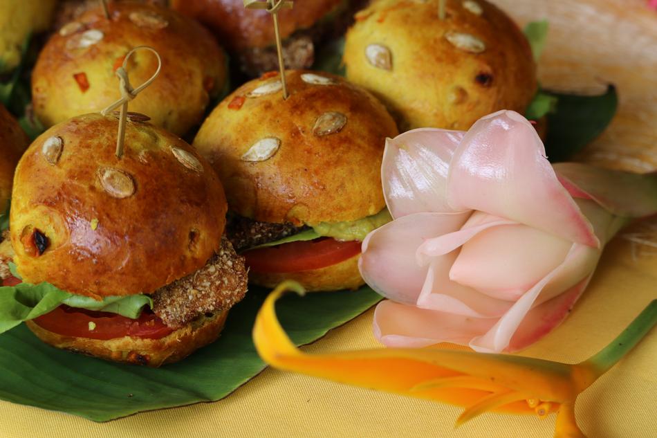 Burger Flower Hamburger