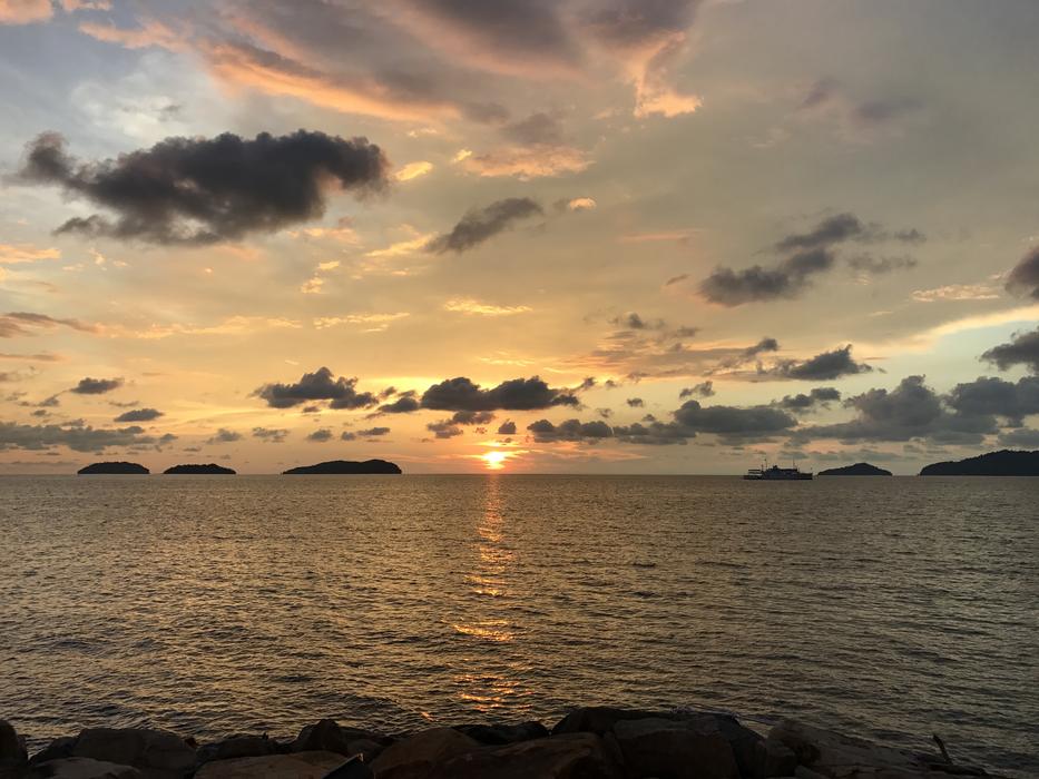 Sunset At Kota kinabalu