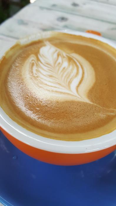 great pattern in a coffee mug