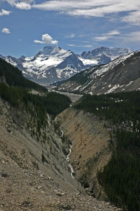 the fault of the mountain in the green grass