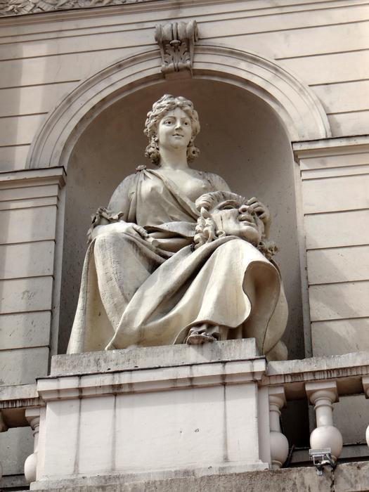 The Lviv Opera House Statue Comedy