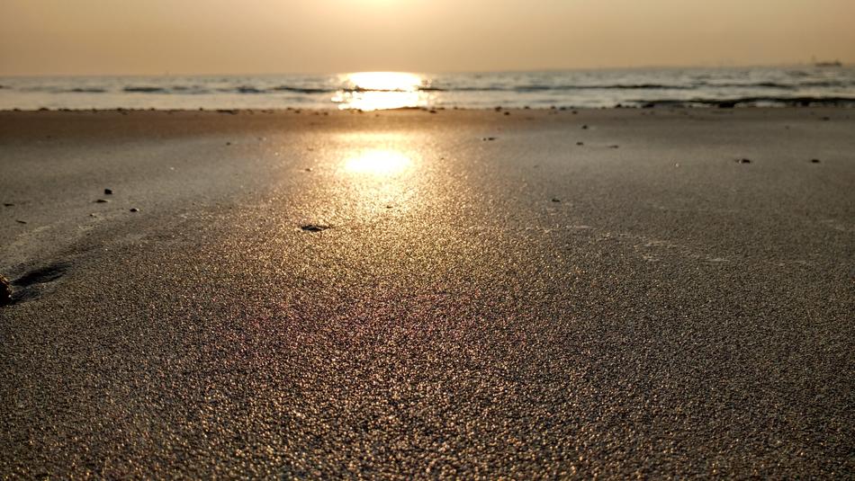 Sunset light at Sand Coast