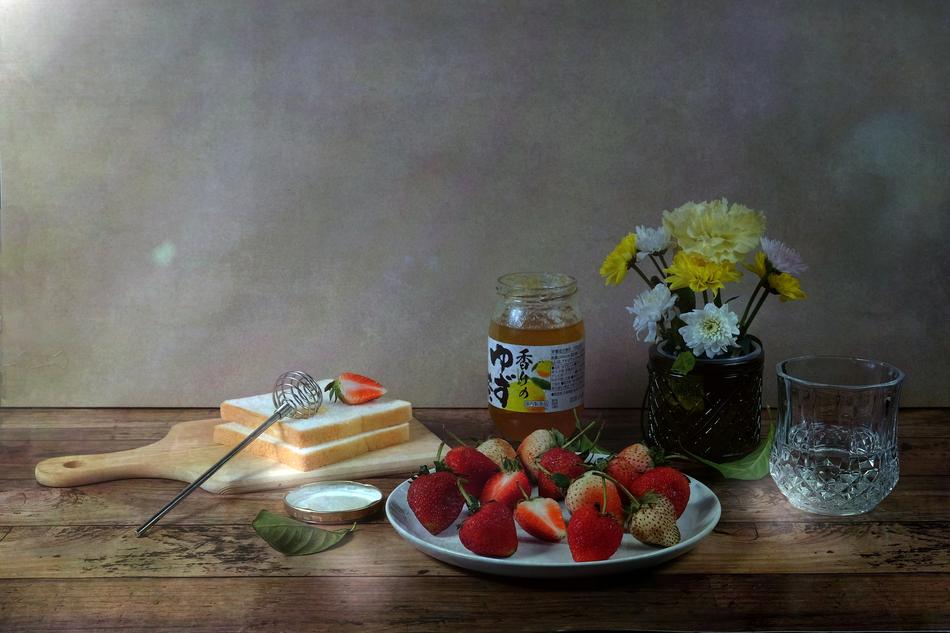 sweet fruit on a wooden table