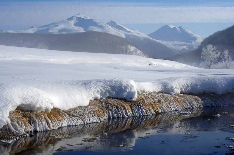 Winter River Frost