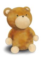 drawing of teddy bear toy cute