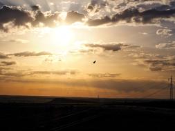 Calm Landscape Sunset