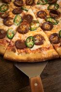 mushroom pizza with cheese