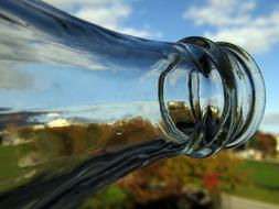 glass bottle macro