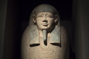 Portrait of ancient egyptian Sculpture