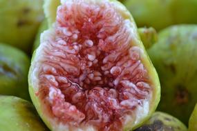 sliced exotic fruit