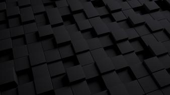 model 3d background cube dark