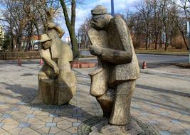 Sculpture The Statue Musicians