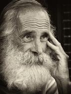 Man Old Senior face