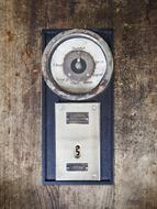 vintage switch in elevator